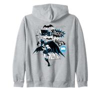 Batman Running Black And Blue Kanji Felpa con Cappuccio