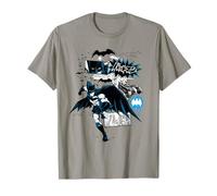 Batman Running Black And Blue Kanji Maglietta