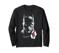 Batman Serious Face with Playing Cards Maglia a Manica