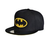 BATMAN Snapback cap Classico Berretto da Baseball Logo DC Comics Nero