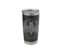 Batman Starry Night Shield Bicchiere termico in acciaio inox doppia parete