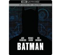 Batman Steelbook (4K UHD Blu-ray) Michael Keaton Jack Nicholson Kim Basinger