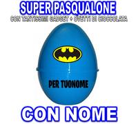 BATMAN SUPER PASQUALONE SORPRESONE UOVO DI PASQUA CONTENITORE SUPER PER BAMBINO