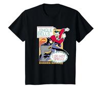 Batman: The Animated Series Jingle Bells I Do Not Smell Maglietta, Bambini, Nero, 3 Anni