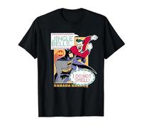 Batman: The Animated Series Jingle Bells I Do Not Smell Maglietta, Uomo, Nero, 4XL