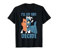 Batman: The Animated Series Two-Face Fate Decide Maglietta, Uomo, Nero, 5XL