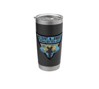 Batman: The Brave and the Bold Blue Beetle Shield Bicchiere termico in acciaio inox doppia parete