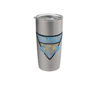 Batman: The Brave and the Bold Blue Beetle Shield Bicchiere termico in acciaio inox doppia parete