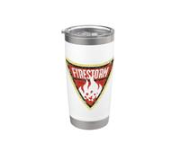 Batman: The Brave and the Bold Firestorm Shield Bicchiere termico in acciaio inox doppia parete