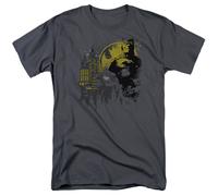 Batman The Dark City DC Comics T-Shirt Uomo In Cotone 100% Charcoal