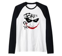 Batman The Dark Knight Joker Jokes on You Maglia con Maniche Raglan