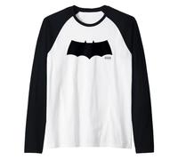 Batman The Dark Knight Returns Black Logo Maglia con Maniche Raglan