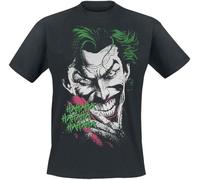 BATMAN The Joker Uomo T-Shirt Nero 3XL 100% Cotone Regular
