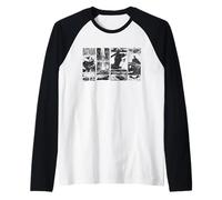 Batman Through The Years Live Action Maglia con Maniche Raglan