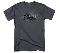 Batman Urban Crusader DC Comics T-Shirt Da Uomo In Cotone 100% Charcoal