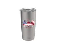 Batman USA American Flag Shield Logo Bicchiere termico in acciaio inox doppia parete