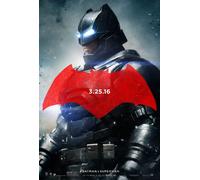 Batman V Superman Dawn Of Justice Poster Originale Doppio Lato - Stile C