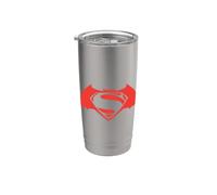 Batman v Superman Simple Red Logo Bicchiere termico in acciaio inox doppia parete