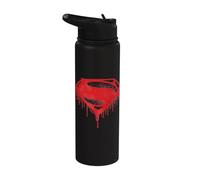 Batman v Superman Splattered Logo Stainless Steel Insulated Water Bottle