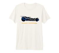 Batman v Superman The Batmobile Drawing Maglietta Premium