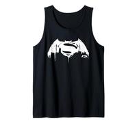Batman v Superman White City Logo Canotta