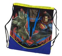 BATMAN VS SUPERMAN Sacca zaino coulisse in cordura pesante 40x36 cm by panini