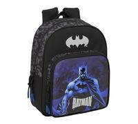 BATMAN - Zaino scuola per bambini, ideale per bambini di diverse età, comodo e versatile, qualità e resistenza, 27 x 10 x 33 cm
