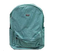Batman Zaino Scuola TintaUnita Glitterato Glamour Verde Tiffany Rotondo 41x28x12 cm