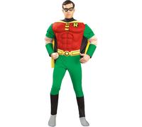 BatmanUomo Deluxe Robin Muscoli Costume (BN5017)