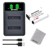 Batmax EN-EL12 EN EL12 Battery Charger and USB Battery Charger for Nikon Coolpix A1000 COOLPIX S1000 S1200pj AW120s AW120 S9900s A900 S9700 W300 S610 S620 S630 S640 100 S. 8200 S9050 P340 P330 P320