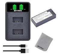 Batmax NP-FC10 NP-FC11 batteria e caricatore USB compatibile con Sony Cyber-Shot DSC-F77 DSC-F77A DSC-P2 DSC-P3 DSC-P5 DSC-P7 DSC-P8 DSC-P9 DSC-P10 DSC-P12