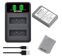 Batmax PS-BLS5 BLS-50 BLS-5 - Batteria e caricabatteria per Olympus E-M10 Mark II, OM-D E-M10 Mark IV, E-M10 Mark III S, E-M5 Mark III, PEN E-P7 E-PL2 E-PL3 E-PM1 E-PM2 E-M10 II, Stylus 1