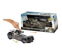 BATMOBILE BATMAN DC JUSTICE LEAUGUE CON CANNONE JUSTICE,FGH57 LUNGA 40Cm MATTEL