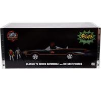 Batmobile Classica Con Luci E Diecast Batman E Robin 1/18 Di Jada 98625