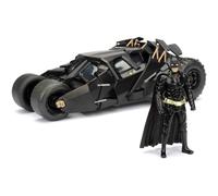 JADA TOYS Batman Batmobile Il Cavaliere Oscuro con Personaggio Die Cast 1:24