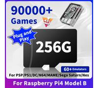 Batocera Linux 39 Gioco TF Card per Raspberry Pi4 Modello B con 90000+Giochi retrò 60+ Emulatori per PS1/PSP/N64/SEGA/SNES/NES/MAME