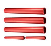 Batons de Pista de Terreno, Baton de Piste, Batons de Relais en alliage de aluminium 5X pour Pista et Stick Practice Portable de Size Standard for Sport Outdoor per la Classe PE, Les a