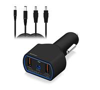 BatPower CCD2 erogazione di Potenza Elevata 120W Laptop caricabatteria per Auto Compatibile con dell Inspiron Latitude XPS Studio Vostro Laptop Portatile Caricatore del Veicolo Adattatore per Auto
