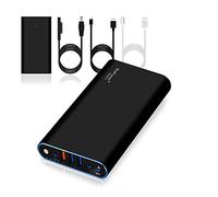 BatPower ProE 2 ES7B 98Wh MS Surface Power Bank per Surface PRO X 7 6 5 4 3 2 RT Go Surface Book 3 2 1 Batteria Esterna Surface Laptop 4 3 2 1 Caricatore Portatile, USB QC tavoletta Smartphone