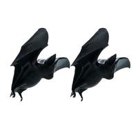 Bats Halloween Decor - Gothic 3D Hanging Bat Ornaments, 2 pezzi Realistic | 3D Hangable Bats Seasonal Creepy Ornament for Party Haunted House Gathering Living Room Bedroom Entryway