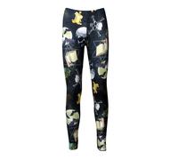 Bats On The Luna, Teschi, Pentagramma, Candle, Tomba Halloween Leggings Stampati
