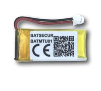 BATSÉCUR - Batteria Allarme BATMTU01 Compatibile con MTU01X DAITEM, ME1121426 per LCA01F, SC100AF, SC101AF - 3.6v 200mAh Li-ION