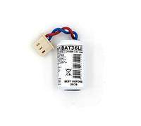 BATSÉCUR - Batteria di allarme BAT36Li Compatibile 1.C126BATT36LI, C126BATT36LI, 510770S, SAFT LS 142,50 + connettore, Tecnoalarm IR200, BAT205-3.6V 1.2Ah Li-SOCl2