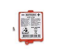 BATSÉCUR - Batteria di allarme BATXU04 compatibile con RXU04X per DAITEM Hager LOGISTY ATRAL - 4.5V 2.7Ah