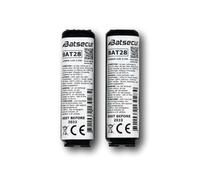 BATSÉCUR - Set di 2 Batterie per Allarmi BAT28 Compatibili BATLi28 BATLi38 3.6V 2Ah Daitem - 3.6V 2.7Ah Li-SOCl2
