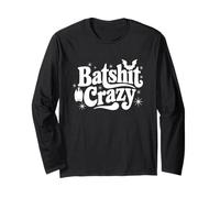 Batshit Crazy Spooky Season Halloween Retro Pipistrelli regalo amante Maglia a Manica