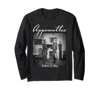 Battaglia di Appomattox Grant & Lee Civil War Maglia a Manica