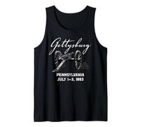 Battaglia di Gettysburg Guerra Civile Canotta