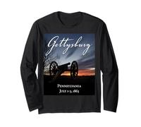Battaglia di Gettysburg Guerra Civile Maglia a Manica