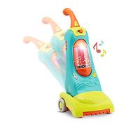 Battat - Clean n' Sing Cleaner - per bambini e ragazzi - Giocattolo aspirapolvere musicale con luci e suoni e 2 canzoni - 2 anni +, blu e giallo